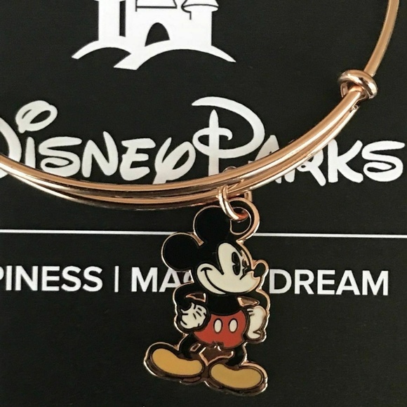 Alex and Ani Jewelry - Disney ALEX AND ANI Mickey Rose Gold Bracelet NEW